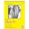 Strathmore Sketch Paper Pad, 300 Series, Spiral-Bound, 100 Sheets, Spiral-Bound, 11" x 14"